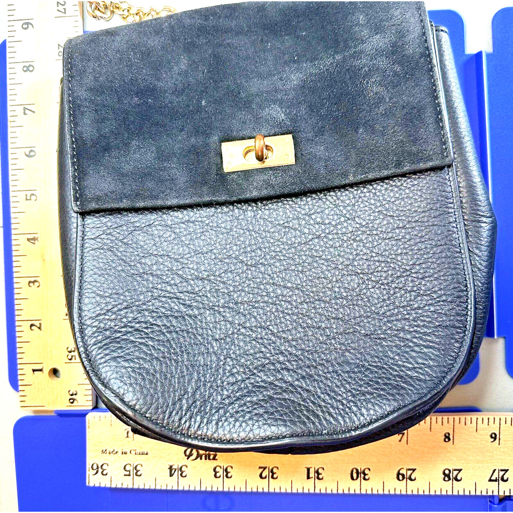 Thacker Adele Convertible Black Leather Suede Bac… - image 6